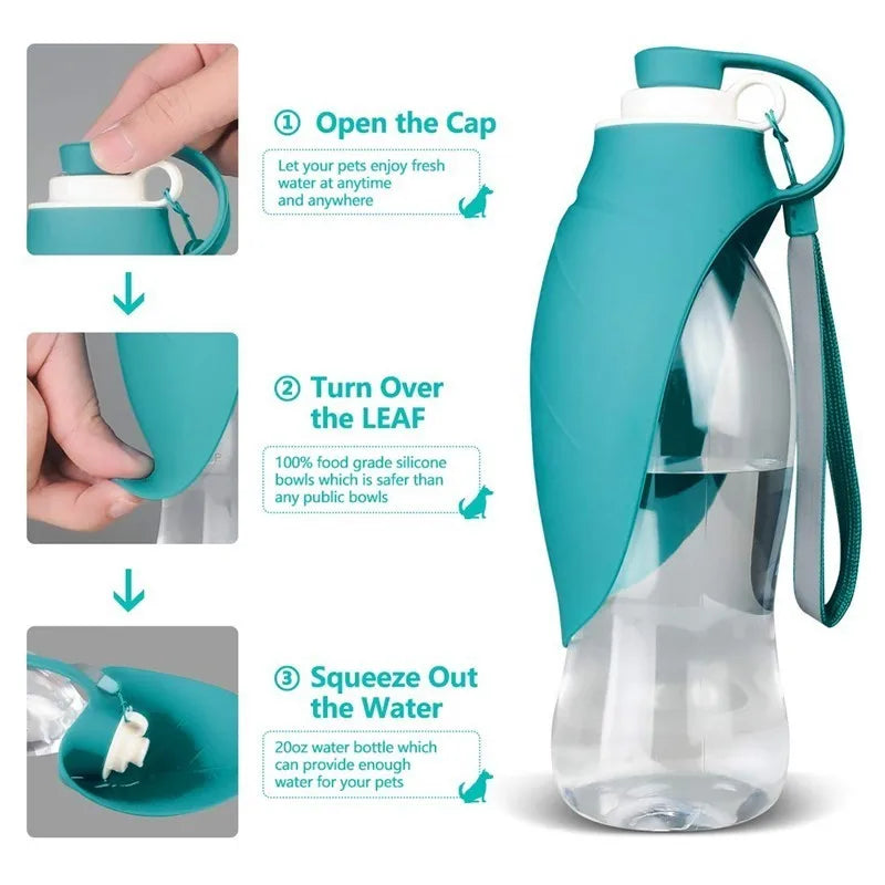 قنينة ماء محموله للحيوانات 580 ml